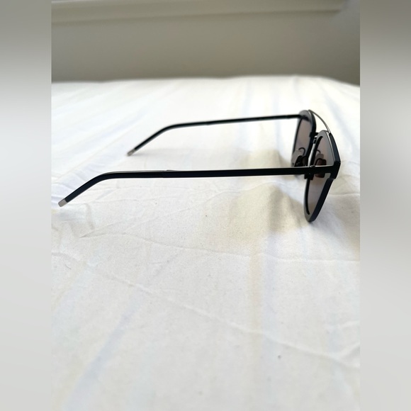 Saint Laurent SL 28 Metal - 001 Black/Grey Sunglasses YS000092 1220L1 61-17 - Picture 4 of 15